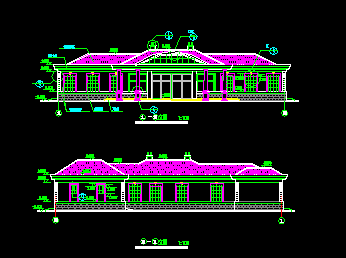 某公園食堂建筑設(shè)計圖紙免費下載 - 園林古建 - 土木工程網(wǎng)