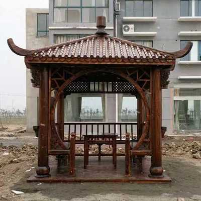 六角涼亭 織彩園林工程中的古建藝術典范